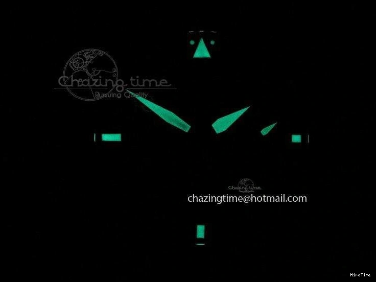 MIROTIME 0309 Big Pilot Top Gun Miramar PVD Plated Titanium on Green Nylon Strap A23J Refined 7398